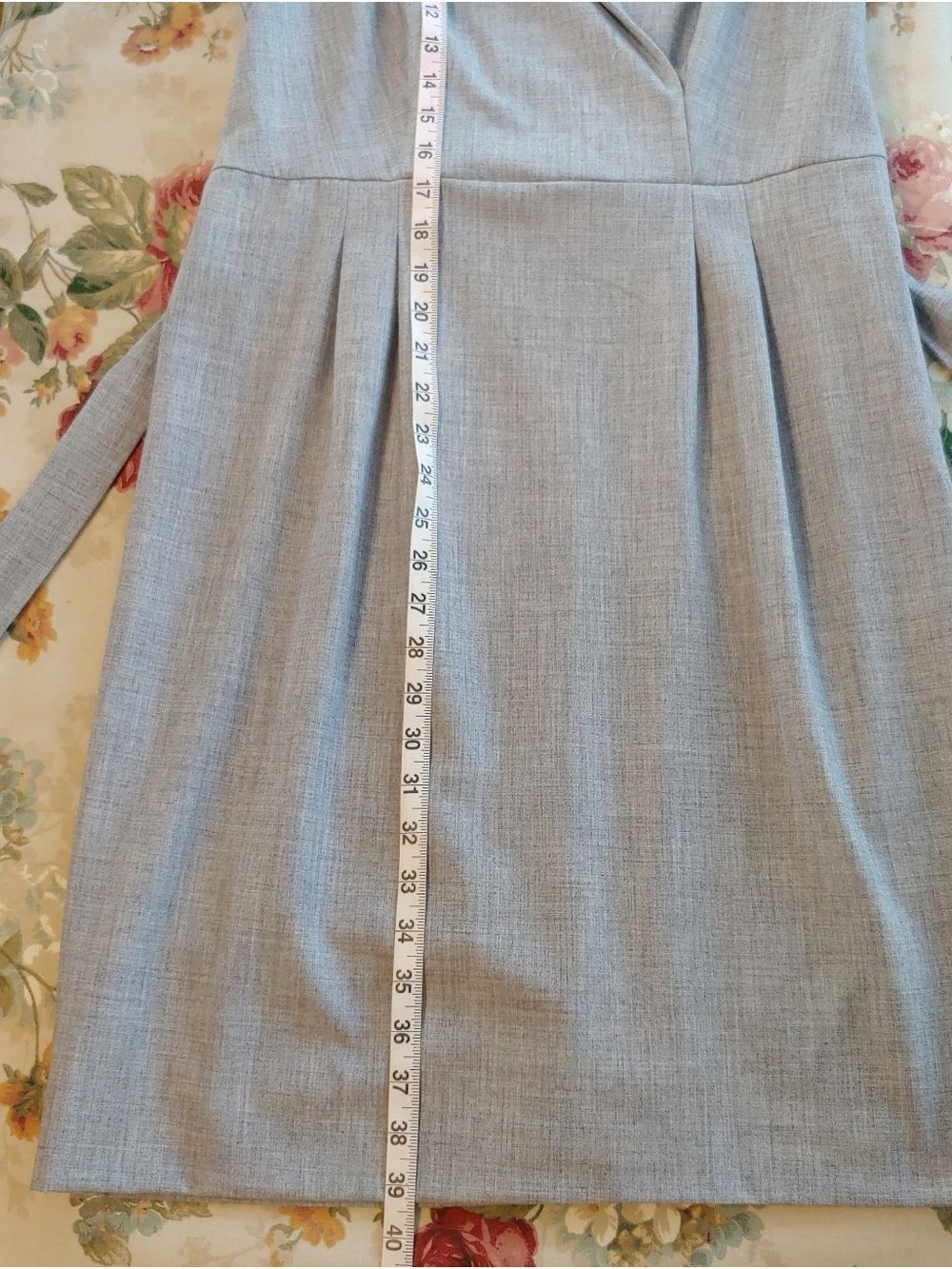 Ann Taylor NEW Gray Tie-Waist Sleeveless Blazer Dress Women's 8 NWT - Picture 11 of 16